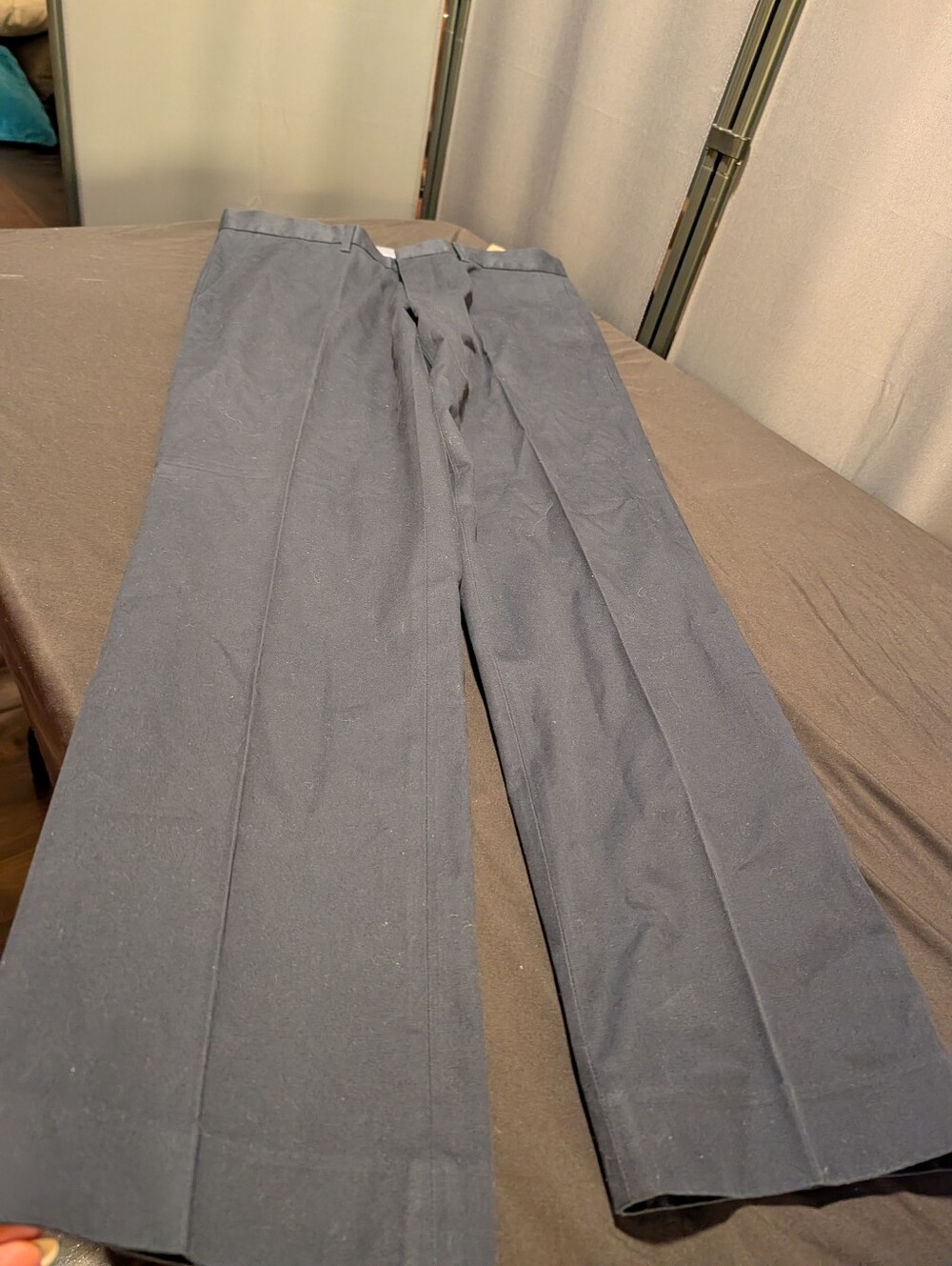 J.Crew  Bowery Men's Classic Flat-Front Dress Pants in Dark Blue NWT